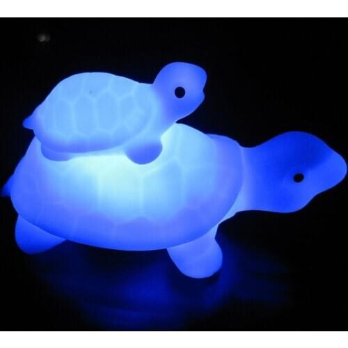 Night Lights Lovely Animal TurtleColorful Light Christmas Night Home Decoration Party Gift Kids Lamp