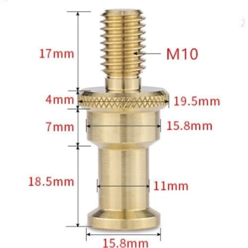 New design M10 Stand adaptor to mount a light on top of a light stand