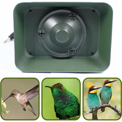 New 60W 160Db Bird Caller Decoy Hunting Decoy Calls Caller Speaker Loud Electronic Birds Mp3 Bird V8D2