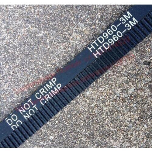 5 pieces/pack 960 HTD3M 20 timing belt length 960mm width 20mm 320 teeth rubber closed-loop HTD 3M 960-3M S3M fit pulley CNC