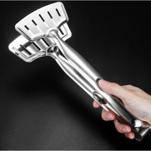 Stainless Steel BBQ Tongs Meat Food Clip Barbecue Tools Grill Baking Salad Steak Vegetable Pasta Kitchen Accessories