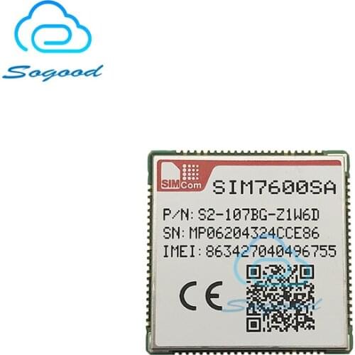 20PCS SIMCOM SIM7600SA LCC LTE CAT-1 module LTE-FDD B1/B2/B3/B4/B5/B7/B8/B28/B66 LTE-TDD B40 WCDMA B1/B2/B5/B8