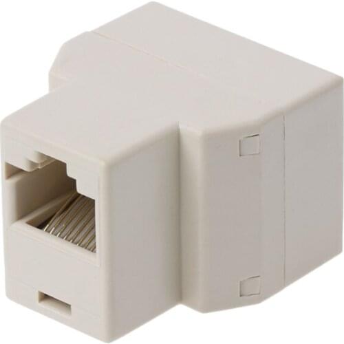RJ45 CAT5 CAT5E Network Ethernet 1to2 Connector Adapter