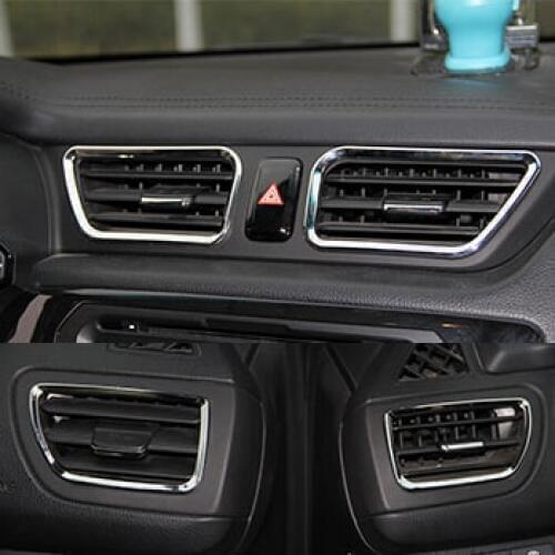 ABS air conditioning cover special interior conversion 4pcs/set For Kia RIO K2 2010 2011 2012 2013