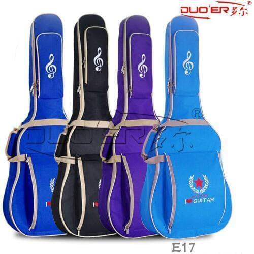 Duoer Guitar Bag 41 Inch Guitar Case Waterproof Sponge EPE Handle Backpack Customize Instrument Bags Wholesale Guitar Bass Bags