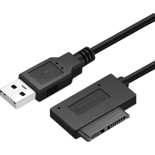 USB2.0 SATA To USB2.0 Adapter Cable for Laptop Hard Disk Drive SATA Hard Drive Cable Connector To USB for 6p+7p SATA Notebook