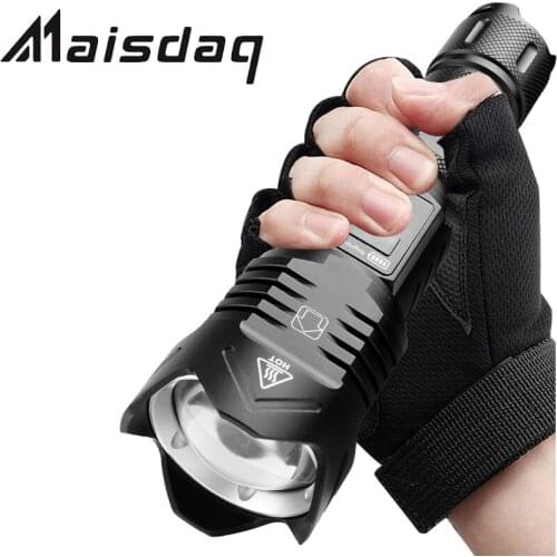 Rotating Telescopic Zoomable Torch Spot Flashlight 18650 For Self-Defense Camping Hunting Equipment High Power Led Flashlights