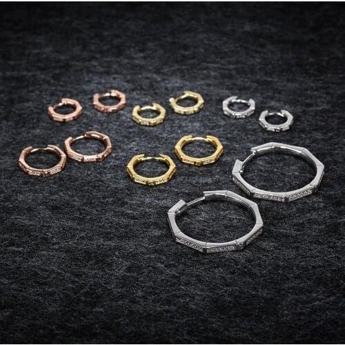 LIDU High Quality 925 Silver Polygon Earrings Multicolor Monaco Jewelry For Girlfriend Gift Free Shipping