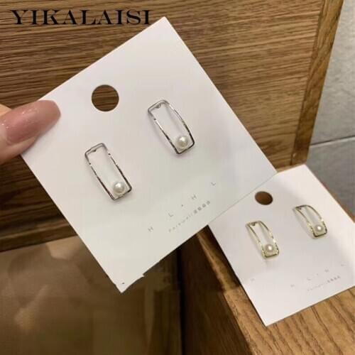 YIKALAISI 925 Sterling Silver Jewelry Pearl Earrings 2020 Fine Natural Pearl jewelry6-7mm stud Earrings For Women wholesale
