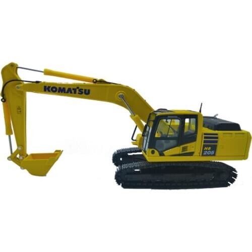 1/50 Scale KOMATSU HB205-2 Excavator Metal Tracks Diecast Model Toy Collection