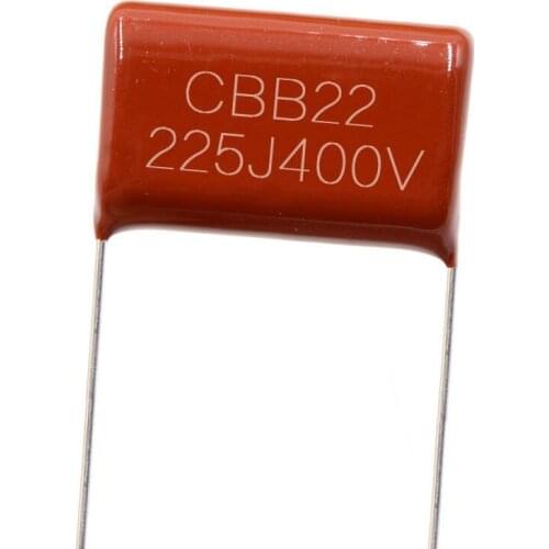 10PCS 400V225J 2.2UF Pitch 20M 225J400V 225 400V 2200PF CBB Polypropylene film capacitor