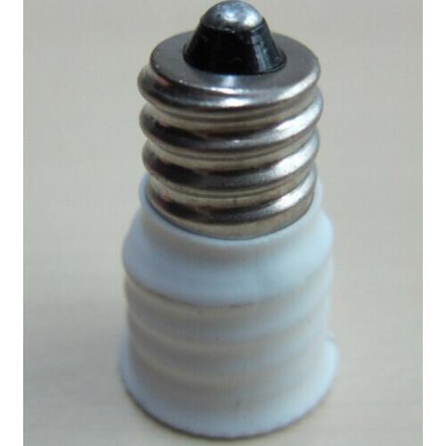 100PCS,E12 TO E14 adapter Conversion socket High quality material fireproof material E12 TO E14 socket adapter Lamp holder