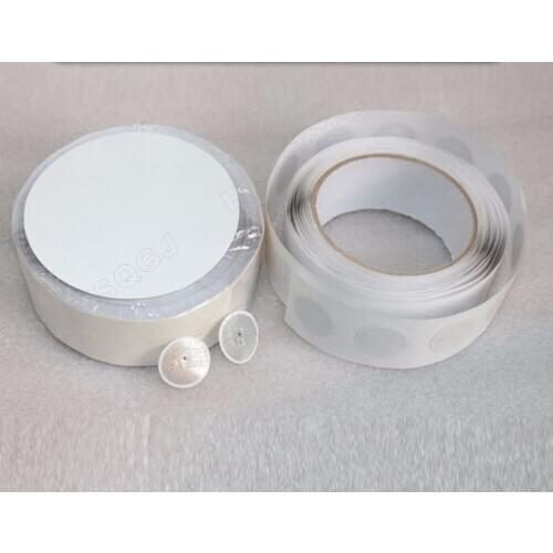 1000pcs Free shipping Multifunctional Small Round Rfid Paper Tag 13.56mhz Adhesive Nfc Tags 216 chip
