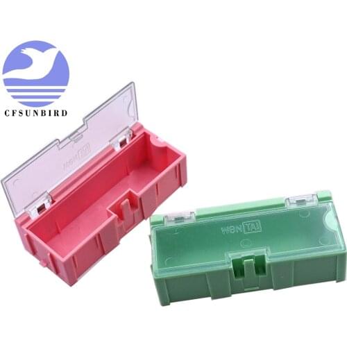 30pcs Plastic Mini SMD Component Storage Box with 2#- color random