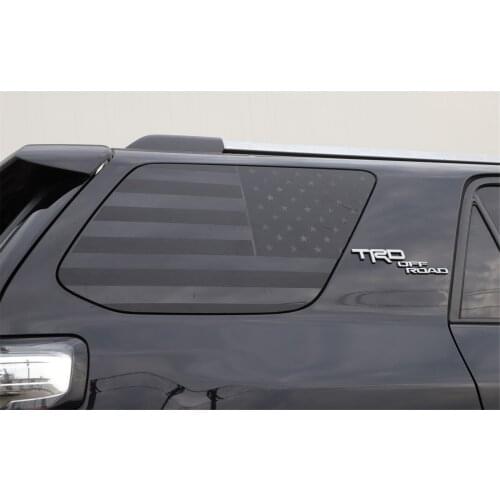 Rear Window Decorative Cover Trim Sticker for Toyota 4Runner 2010+ Car Accessories Exterior Decoration American Flag Pattern