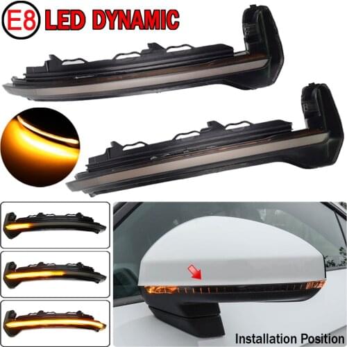 For Audi TT TTS TT RS MK3 8S 2015-2020 R8 2016-2020 Dynamic Turn Signal Light LED Side Mirror Sequential Indicator