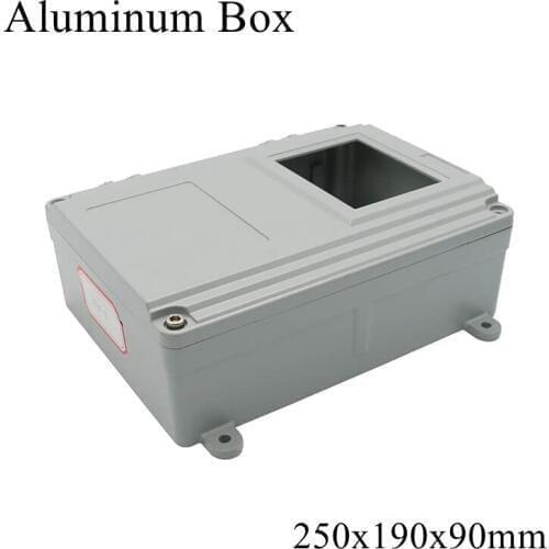 FA15-5 250x190x90mm Waterproof Aluminum Junction Box Electronic Terminal Sealed Diecast Metal Enclosure Case Connector Outdoor