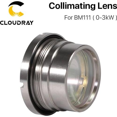 Cloudray BM111 0-3KW Collimating & Focusing Lens D30 F100 F125mm with Lens Holder for Raytools Laser Cutting Head BM111