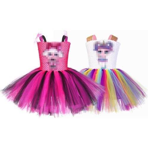 Halloween lol Costume For Kids Girls Black Unicorn Birthday Party Tutu Dress Children Carnival Harajuku Novel Outfit Clothes