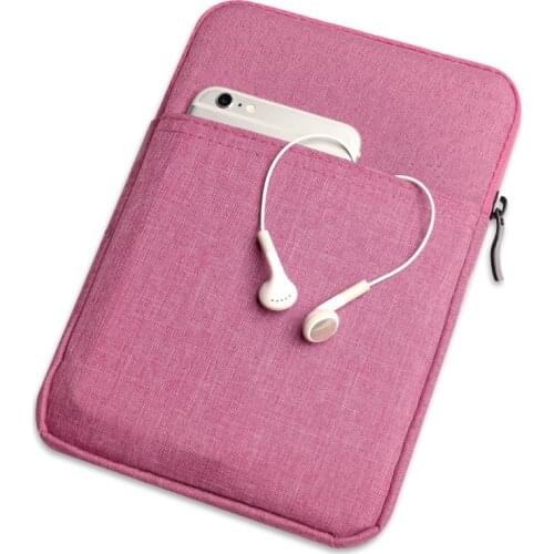 Cotton Fabric Soft Protective Zipper Bag Pouch For IPad Apple Mini 5 4 3 2 8inch Tablet Case Drop Resistance E-Book Reader Case