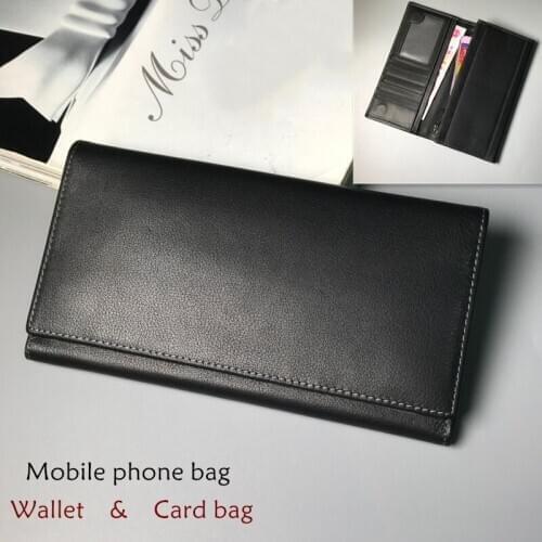 HT Mens leather pickup bag Wallet Mobile phone bag