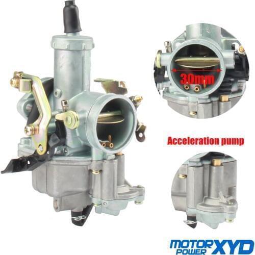 PZ30 30mm Carburetor Accelerating Pump Racing for 200Cc 250Cc for Keihin ABM IRBIS TTR 250 with Throttle Cable