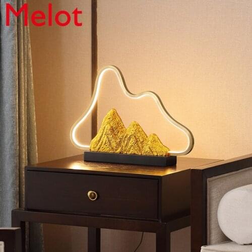 Chinese Table Lamp Bedroom Bedside Lamp Simple Modern Creative Study Decorative Table Lamp