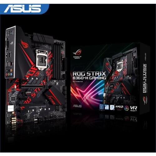 Asus ROG STRIX B360-H GAMING Desktop Motherboard Intel B360 LGA 1151 E-sports Game Main board