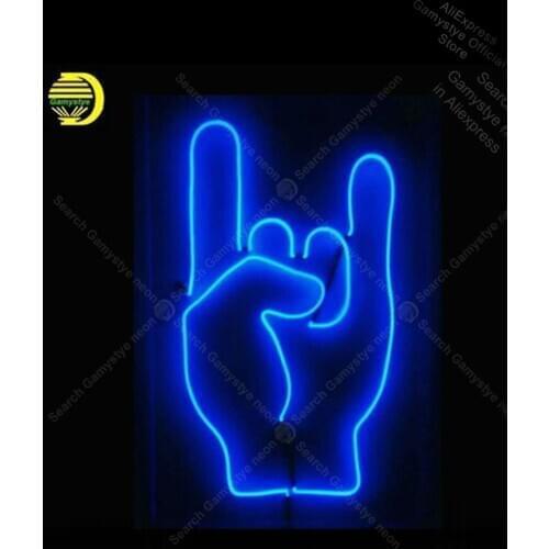 Neon Sign for hand gesture neon Light Sign Decor wall hotel Store Display Handcrafted Arcade Art Neon Lamps neon signs for home