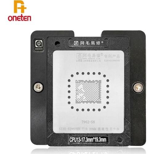 Amaoe CPU10 Tin Planting Platform For T962 LCD TV Master Contorl CPU Tin Steel Mesh Positioning Plate Base