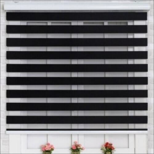Popular zebra blinds/double-layer roller blinds/ready made curtain/curtain fabric curtain window curtain