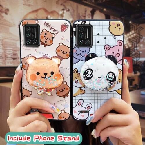 Cartoon Shockproof Phone Case For UMIDIGI Bison GT Back Cover TPU glisten foothold New Arrival