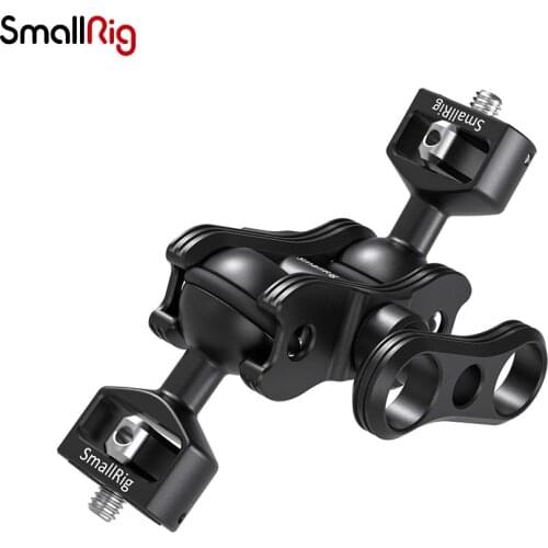 SmallRig Quick Release Articulating Arm with Double Ballheads 1/4" Screw Adjustable Light Weight Adapt For Monitor Support 2070
