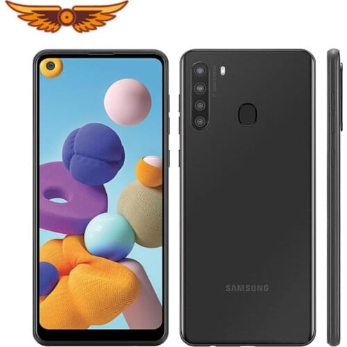 Original Samsung Galaxy A21 Octa Core 6.5 Inches 3GB RAM 32GB ROM 16MP Quad Camera LTE Android Smartphone Unlocked Cellphone