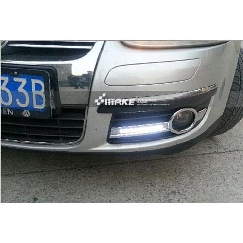 Eosuns Led Daytime Running Light Drl for Vw Jetta Sagitar Golf 5 Variant Bora 2006-2010, Wireless Switch Control