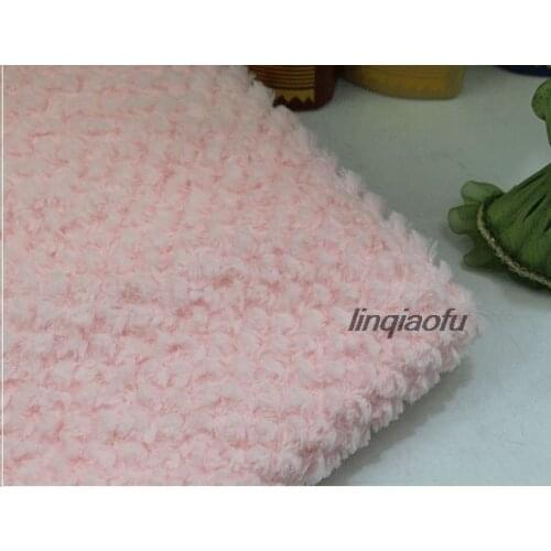 Full polyester velvet spray flower dyed home textile home plush toy fabric