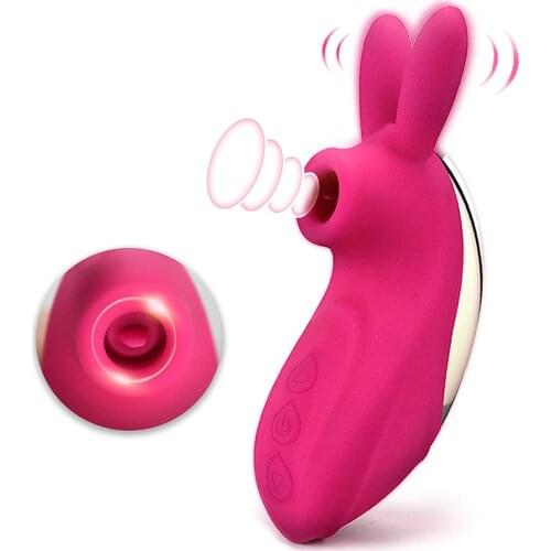 Rabbit G-spot Clitoral Sucking Vibrator For Clit Nipple Stimulation G-Spot Vibrator For Couples Adullt Sex Toys For Woman