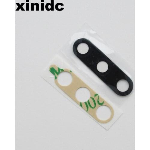 Xinidc 50pcs Original Rear Back Camera Lens Glass Cover For Huawei Enjoy 8E With Adhesive Sticker Free Shipping