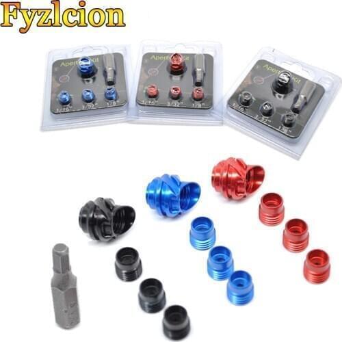 1set Archery Compound Bow 37/45 Degree Peep Sight Aluminum Sight Scope And Inner Core 1/16 3/32 1/8