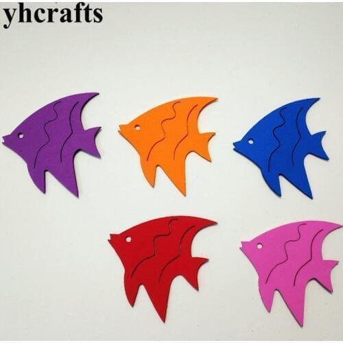 1bag/LOT Butterfish eva foam shape without stickers,20 design,Creative activity kit.Kindergarten crafts Kids room decorationOEM