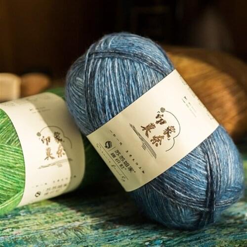 100g/lot Hand-woven Wool Yarn for Hand Knitting Crochet Hand-Woven Thickness Woolen Yarn Woolen Yarn Crocheting Shawl Thread