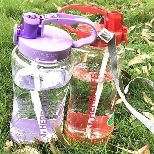2000ml 2L High quality Wholesale price Herbalife nutrition 24Fit straw water bottle sport plastic Bottle Kettle