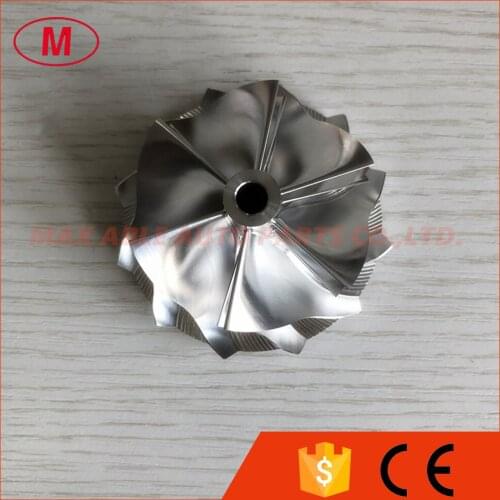 RHF5HB 6+6 blades 51.00/61.98mm Turbocharger Billet/milling/aluminum 2618 compressor wheel for VF30/VF34 upgrade
