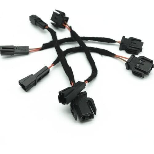 Car footwell/door welcome light/trunk light converter plug adapter Cable For A1 A2 A3 A4 B8 B9 A5 A6 C6 C7 A7 A8 Q3 Q5 Q7 Seat