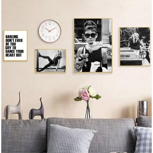 Room Decor Wall Art Canvas Painting Nordic s And Prints Movie Star Wall Pictures For Living