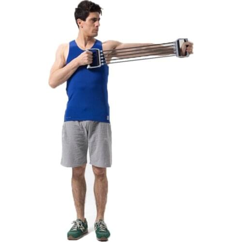 Child Adult Five Tube Adjustable Multifunctional Latex Rally Device Chest Expander