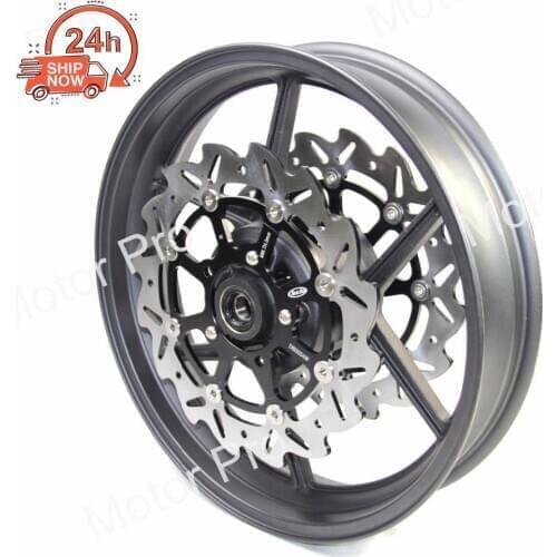 For KAWASAKI ER6N 2009 2010 2011 2012 Front Wheel Rim Brake Disc Disk Rotor Motorcycle Accessoires CNC Aluminum 09 10 11 12