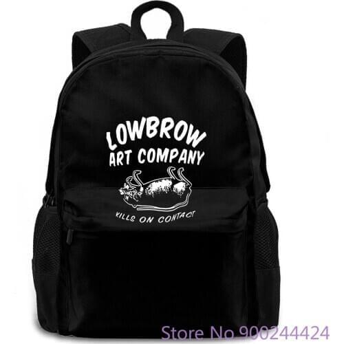 Mens Lowbrow Art Kills On Contact Dead Rat Rockabilly Kustom Kulture Hot Selling women men backpack laptop travel school
