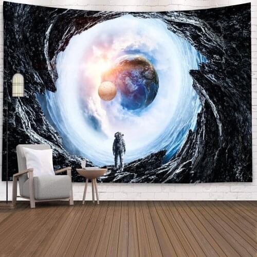 SepYue Fantasy Space Astronaut Tapestry Galaxy Tapestry Spaceman Starry Art Print Wall Hanging for Home Decor