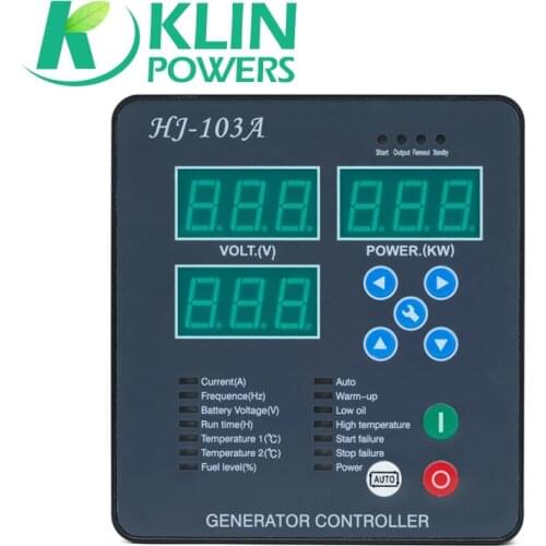 HJ-103A Generator Controller Microprocessor-Based High-Speed Series Of Panel-Mounted Controller